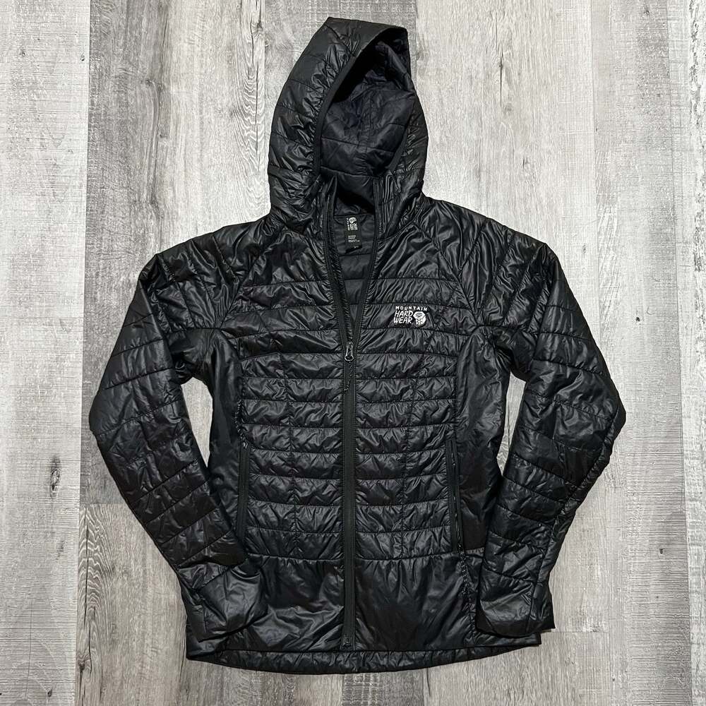 Mountain Hardwear Puffer Jacket Womens OL8594 Hooded Full Zip Outdoor Sz XS